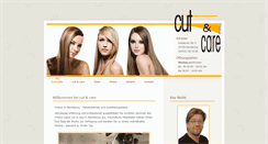 Desktop Screenshot of cut-and-care.com